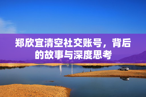 郑欣宜清空社交账号，背后的故事与深度思考