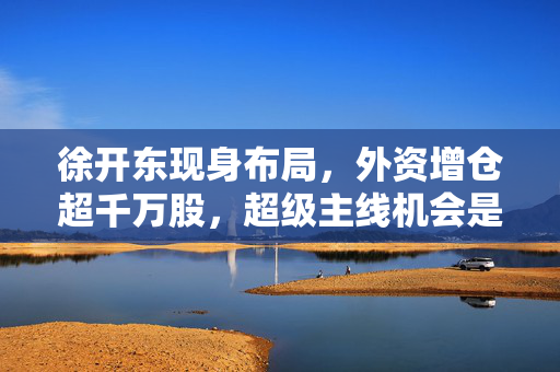 徐开东现身布局，外资增仓超千万股，超级主线机会是否仍在延续？