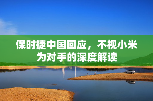 保时捷中国回应，不视小米为对手的深度解读