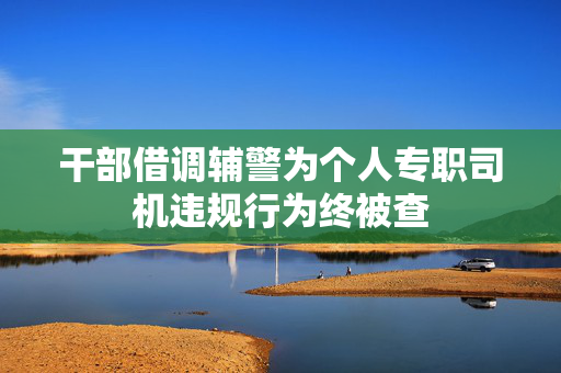 干部借调辅警为个人专职司机违规行为终被查