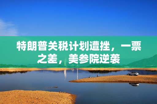 特朗普关税计划遭挫，一票之差，美参院逆袭