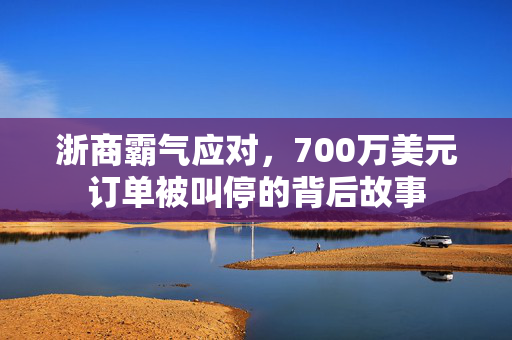 浙商霸气应对，700万美元订单被叫停的背后故事