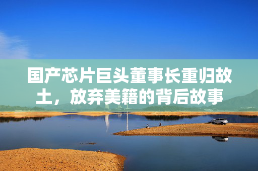 国产芯片巨头董事长重归故土，放弃美籍的背后故事