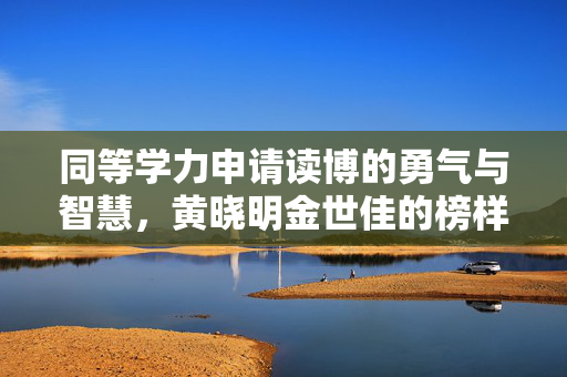 同等学力申请读博的勇气与智慧，黄晓明金世佳的榜样力量