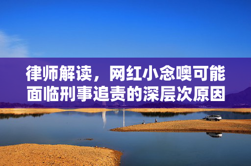 律师解读，网红小念噢可能面临刑事追责的深层次原因