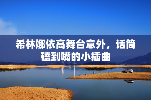 希林娜依高舞台意外，话筒磕到嘴的小插曲