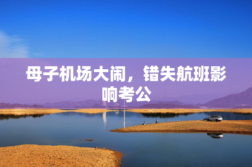 母子机场大闹，错失航班影响考公