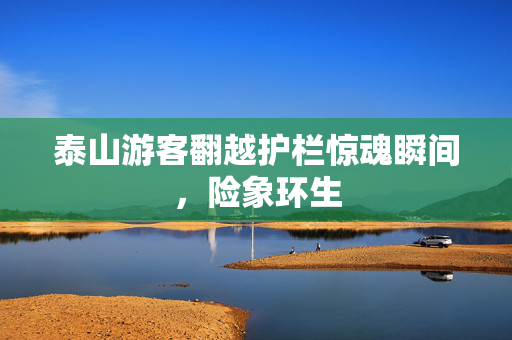泰山游客翻越护栏惊魂瞬间，险象环生