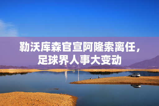 勒沃库森官宣阿隆索离任，足球界人事大变动