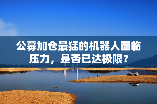公募加仓最猛的机器人面临压力，是否已达极限？