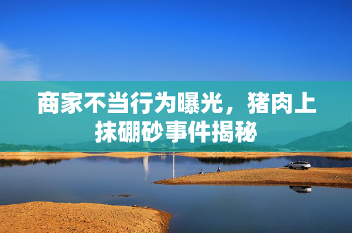 商家不当行为曝光，猪肉上抹硼砂事件揭秘