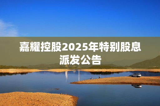 嘉耀控股2025年特别股息派发公告