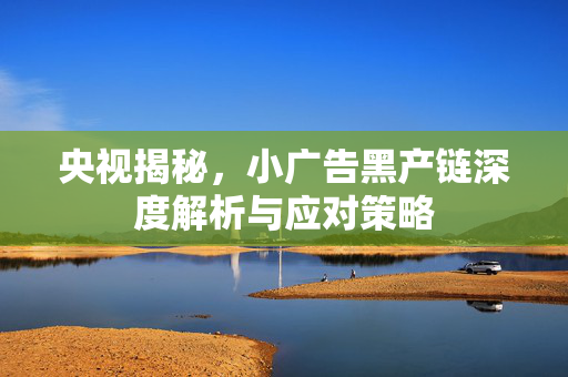 央视揭秘，小广告黑产链深度解析与应对策略