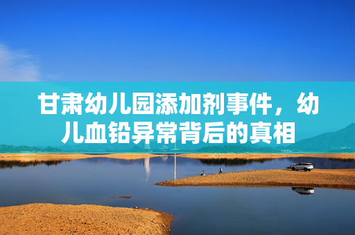甘肃幼儿园添加剂事件，幼儿血铅异常背后的真相