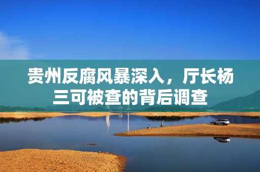 贵州反腐风暴深入，厅长杨三可被查的背后调查