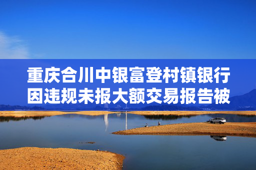 重庆合川中银富登村镇银行因违规未报大额交易报告被罚26.08万元
