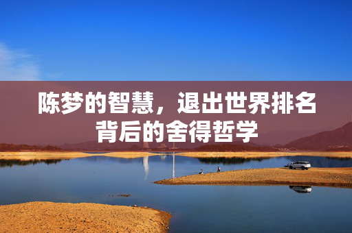 陈梦的智慧，退出世界排名背后的舍得哲学