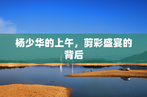 杨少华的上午，剪彩盛宴的背后