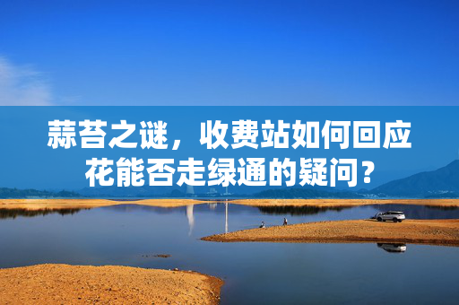 蒜苔之谜，收费站如何回应花能否走绿通的疑问？