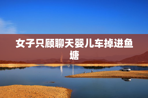 女子只顾聊天婴儿车掉进鱼塘