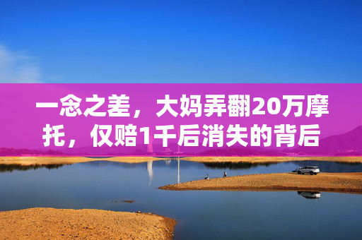 一念之差，大妈弄翻20万摩托，仅赔1千后消失的背后