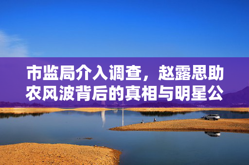 市监局介入调查，赵露思助农风波背后的真相与明星公益责任