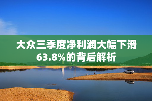 大众三季度净利润大幅下滑63.8%的背后解析