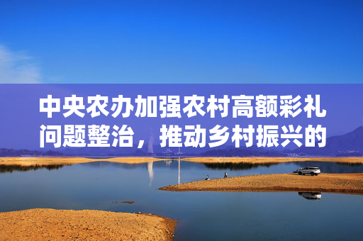 中央农办加强农村高额彩礼问题整治，推动乡村振兴的文明新风