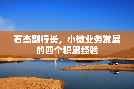石杰副行长，小微业务发展的四个积累经验