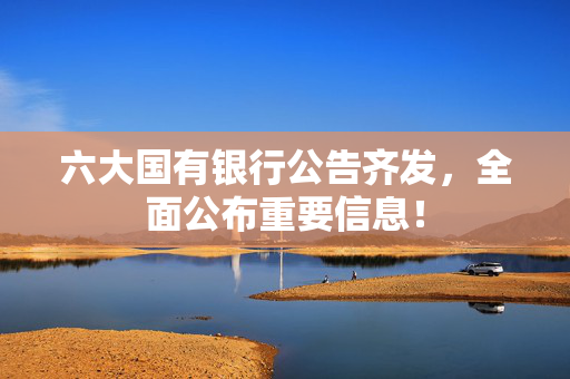 六大国有银行公告齐发，全面公布重要信息！