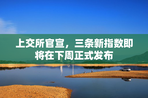 上交所官宣，三条新指数即将在下周正式发布