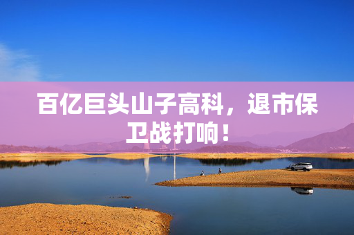 百亿巨头山子高科，退市保卫战打响！