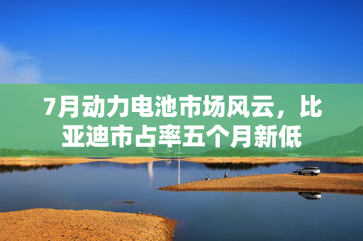 7月动力电池市场风云，比亚迪市占率五个月新低
