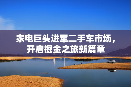 家电巨头进军二手车市场，开启掘金之旅新篇章