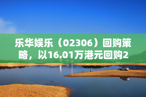 乐华娱乐（02306）回购策略，以16.01万港元回购24.6万股的背后考量