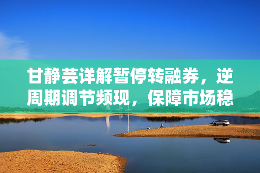 甘静芸详解暂停转融券，逆周期调节频现，保障市场稳定运行之道