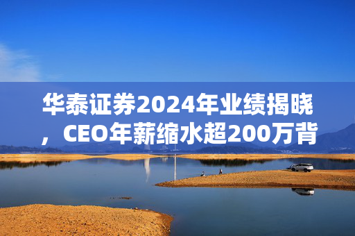 华泰证券2024年业绩揭晓，CEO年薪缩水超200万背后的故事