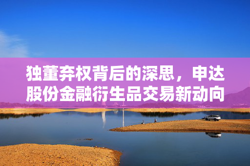 独董弃权背后的深思,申达股份金融衍生品交易新动向解析 独董弃权背后的深思,申达股份金融衍生品交易新动向解析