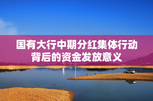 国有大行中期分红集体行动背后的资金发放意义