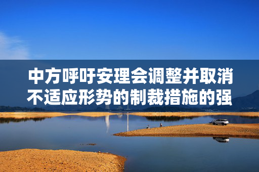中方呼吁安理会调整并取消不适应形势的制裁措施的强烈呼吁
