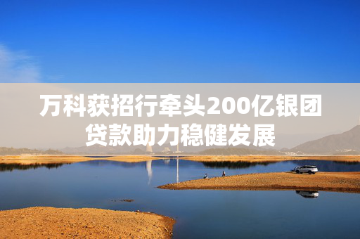 万科获招行牵头200亿银团贷款助力稳健发展