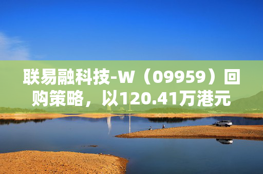 联易融科技-W（09959）回购策略，以120.41万港元回购63万股的背后考量