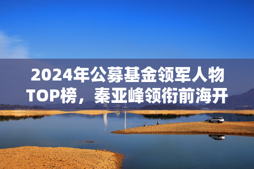 2024年公募基金领军人物TOP榜，秦亚峰领衔前海开源基金荣登第65名
