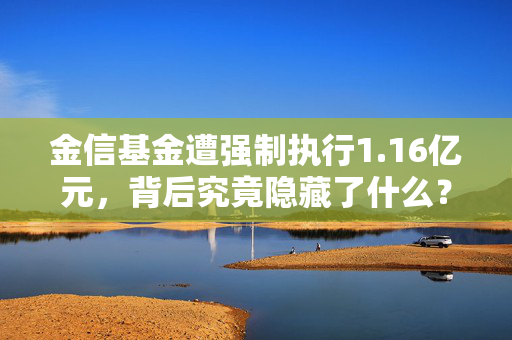 金信基金遭强制执行1.16亿元，背后究竟隐藏了什么？