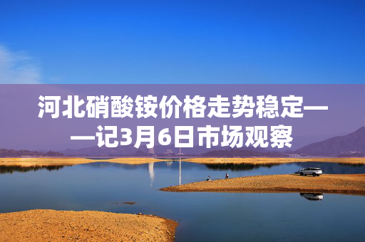 河北硝酸铵价格走势稳定——记3月6日市场观察