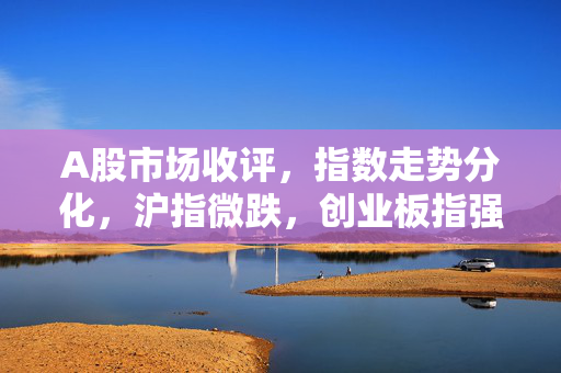A股市场收评，指数走势分化，沪指微跌，创业板指强势上扬