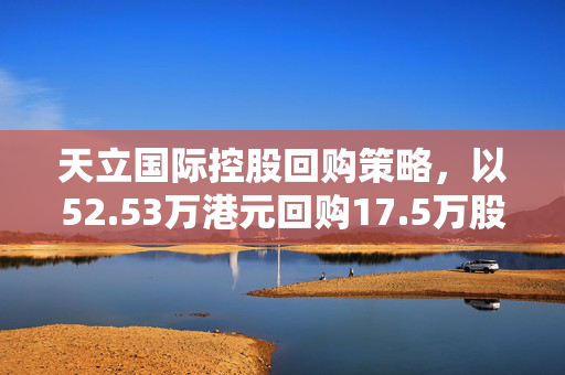 天立国际控股回购策略，以52.53万港元回购17.5万股的背后考量