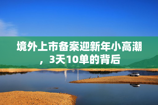 境外上市备案迎新年小高潮，3天10单的背后
