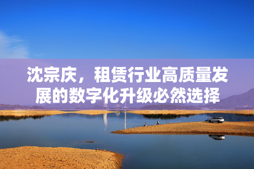 沈宗庆，租赁行业高质量发展的数字化升级必然选择