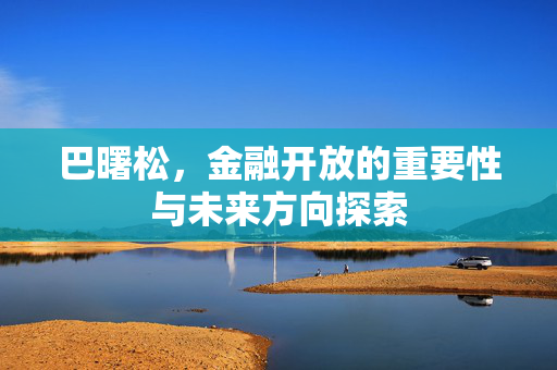 巴曙松，金融开放的重要性与未来方向探索